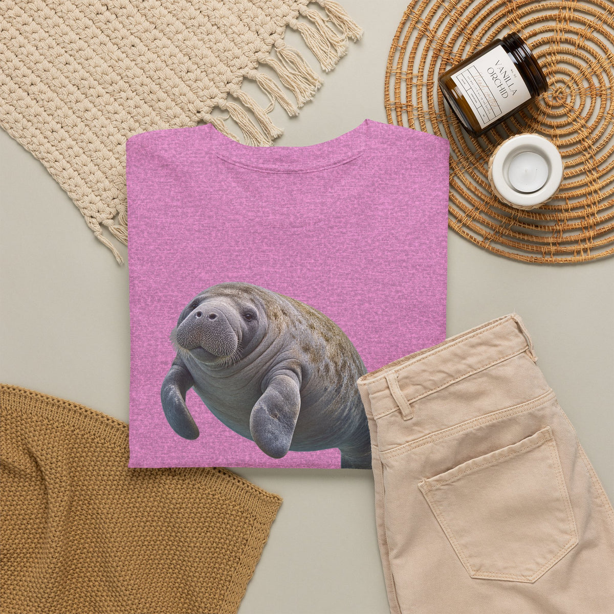 Gentle Giant Manatee Portrait T-Shirt