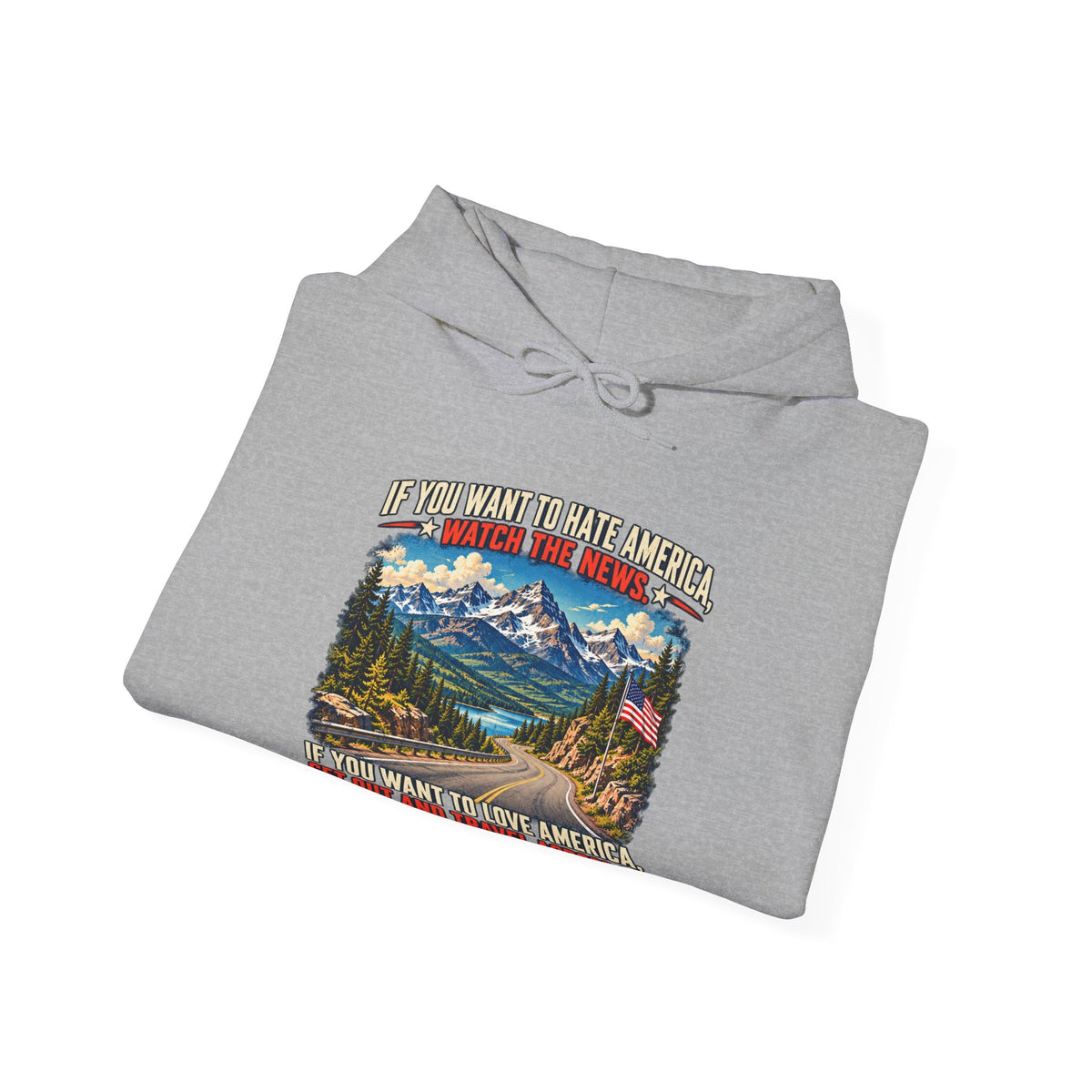 Travel America – Gildan 18500 Hoodie | 024