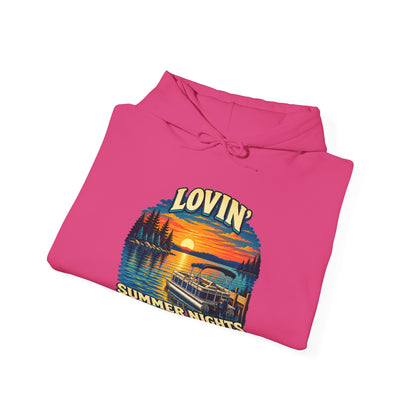 Lovin’ Summer Nights Pontoon – Gildan 18500 Hoodie | 004a-v2