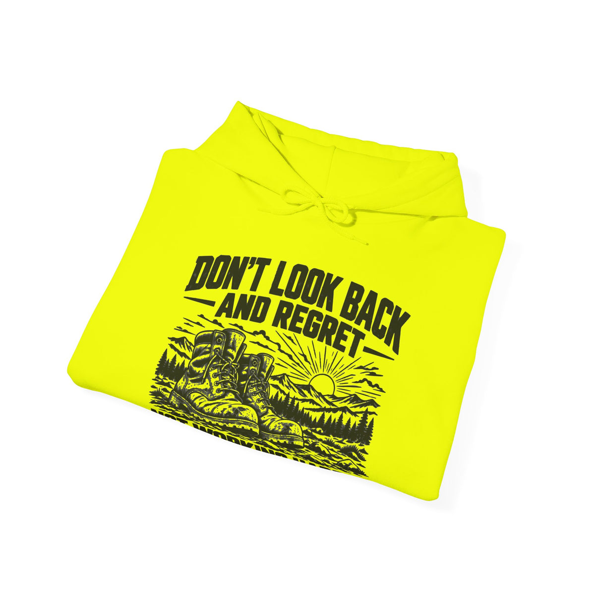 Work Harder – Safety Green/Pink Gildan 18500 Hoodie | 040a