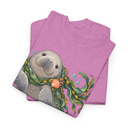 Chubby Mermaid Cozy Kelp Scarf Manatee T-Shirt