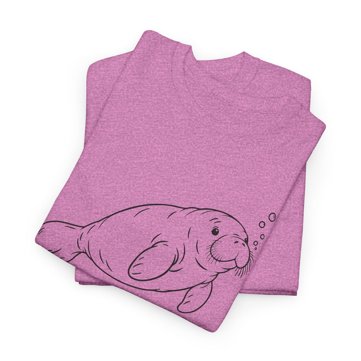 Chubby Mermaid Slow Tide Manatee T-Shirt
