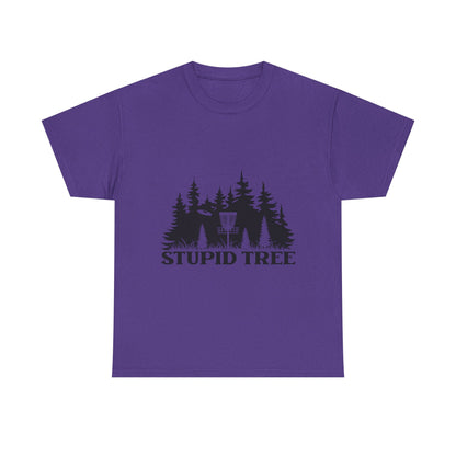 Stupid Tree Disc Golf T-Shirt | Funny Disc Golfer Tee