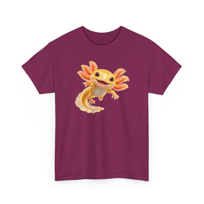 Golden Axolotl with Peach Gills T-Shirt