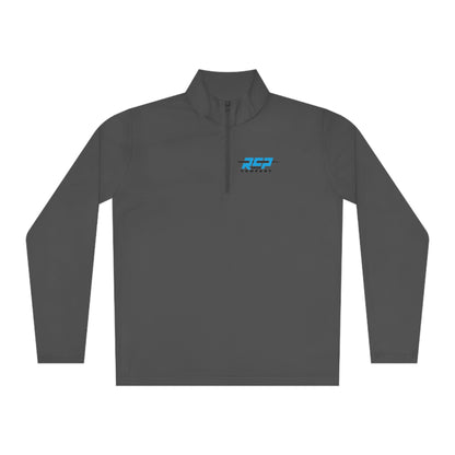 RCP Drum Company Quarter-Zip Pullover | Blue Logo