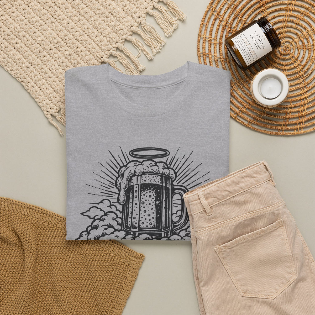 If There Ain't No Beer in Heaven – Gildan 5000 T-Shirt | 119a