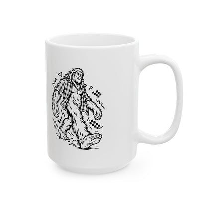 Plaid Bigfoot on the Move Mug