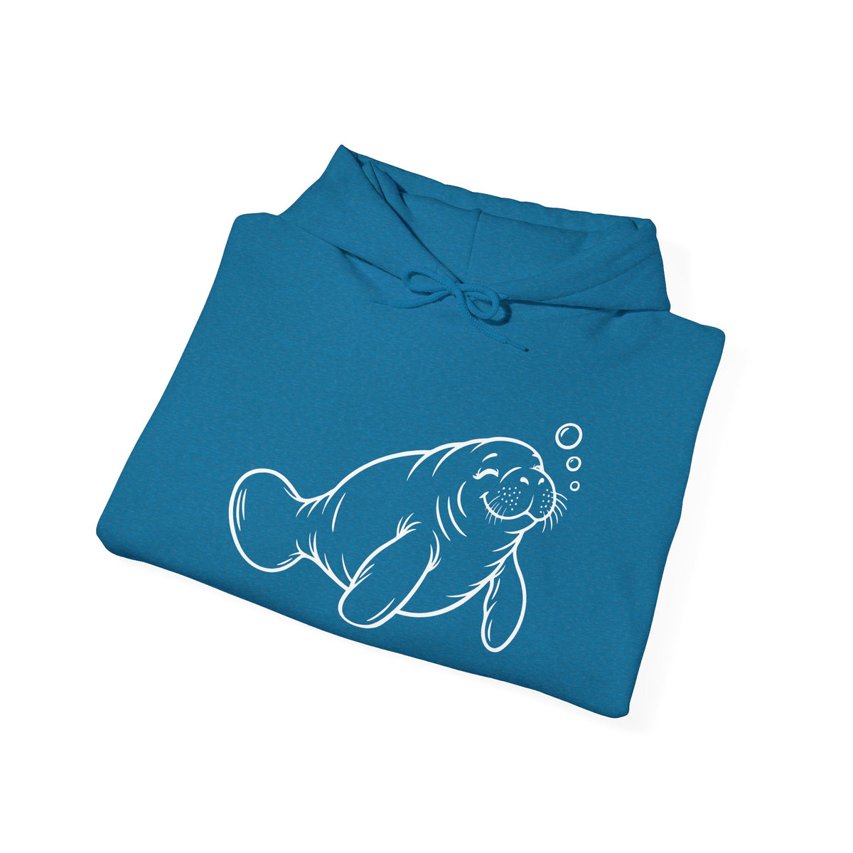 Slow Float Manatee Pullover Hoodie