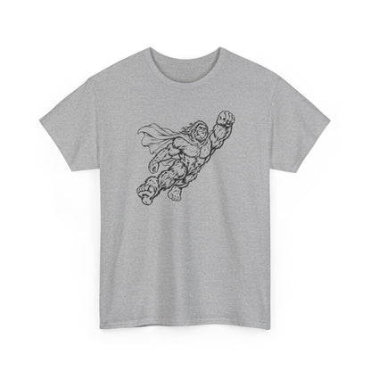 Soaring Cape-Wearing Sasquatch T-Shirt