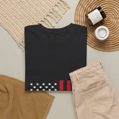 Submarine American Flag - Vertical Design T-Shirt | Unisex Graphic Tee