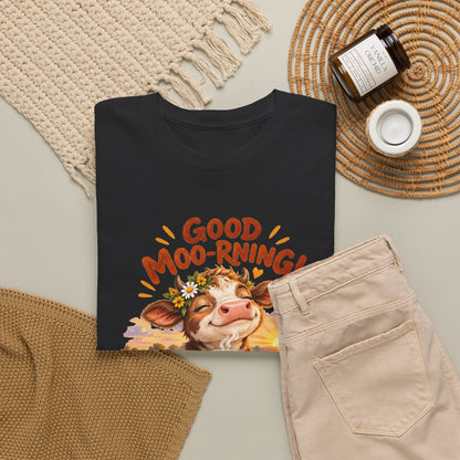 Good Moo-rning – Gildan 5000 T-Shirt | 030
