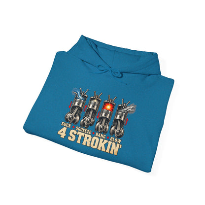 Four Strokin’ – Gildan 18500 Hoodie | 005