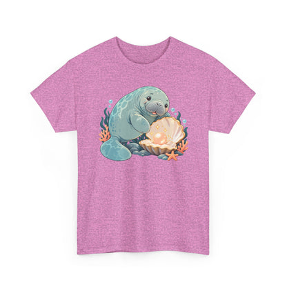Chubby Mermaid Pearl of the Lagoon Manatee T-Shirt