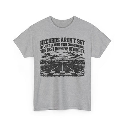 Beyond the Competition – Vintage Racing Gildan 5000 T-Shirt | 047a