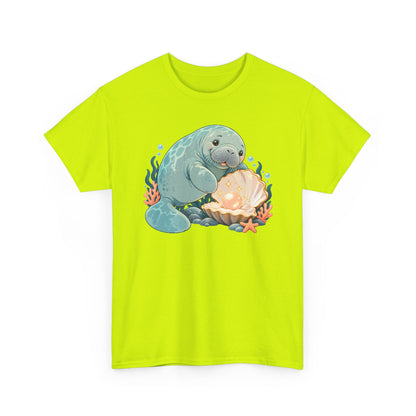 Chubby Mermaid Pearl of the Lagoon Manatee T-Shirt