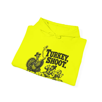 Turkey Shoot Pullover Hoodie | Thanksgiving Turkey Chase