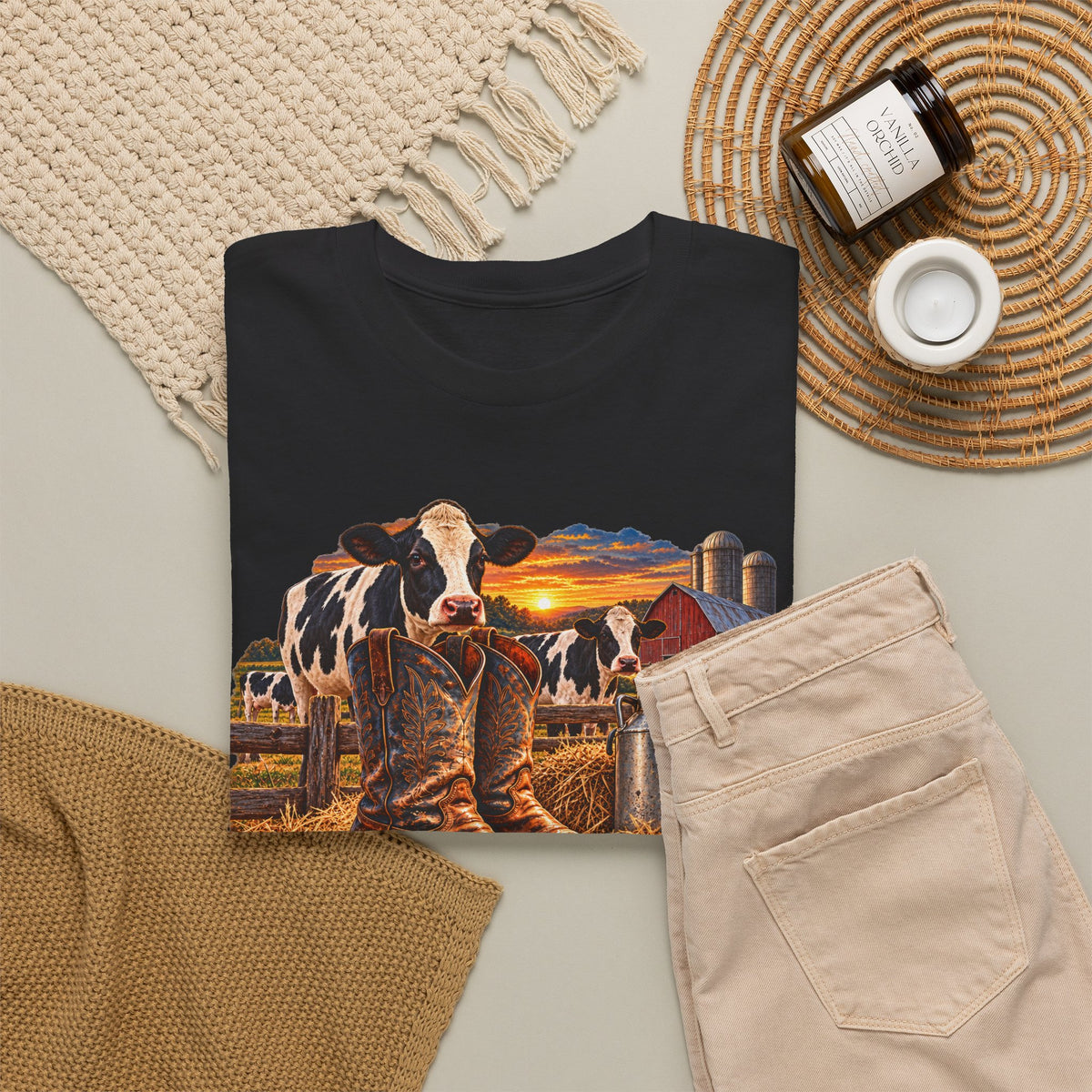 124a Dust, Denim & Determination — Gildan 5000 T-Shirt