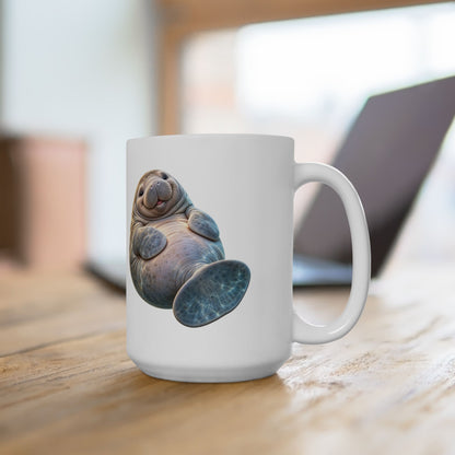 Plump Manatee Paddle Float Mug