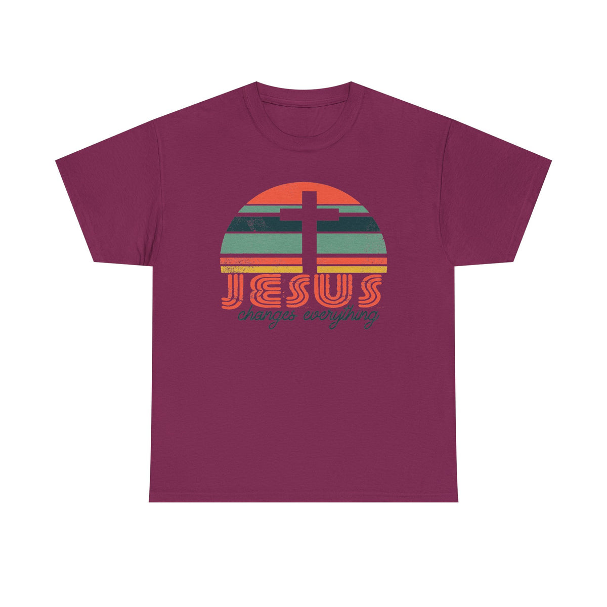 Jesus Changes Everything T-Shirt | Christian Cross Graphic Tee
