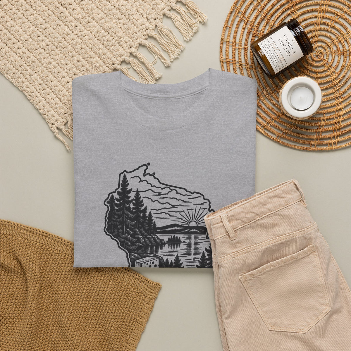 I've Been to Wisconsin – Gildan 5000 T-Shirt | 118a