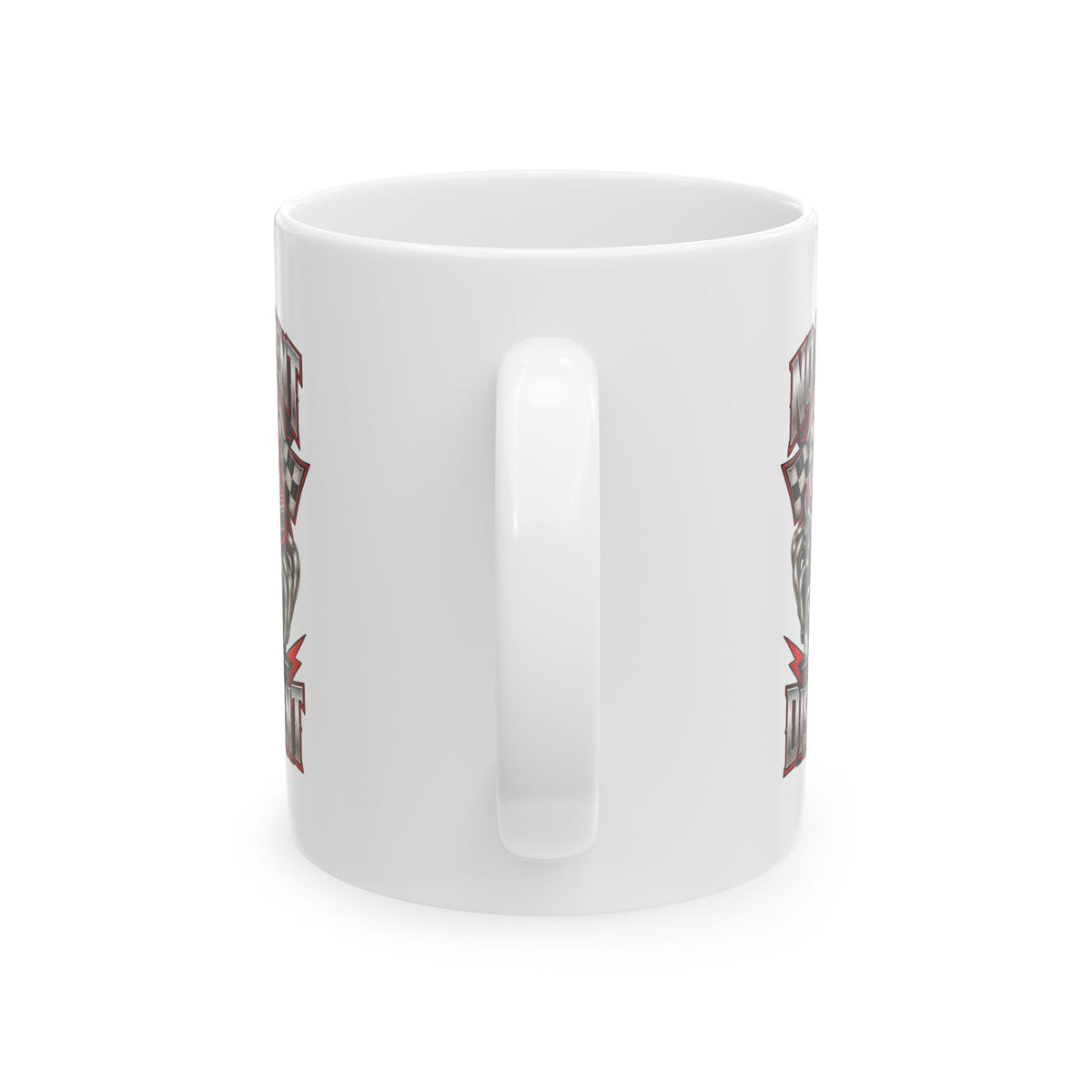No Replacement for Displacement – Ceramic Mug, 11 oz | 006-v2