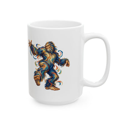 Spiral Step Bigfoot Dance Mug