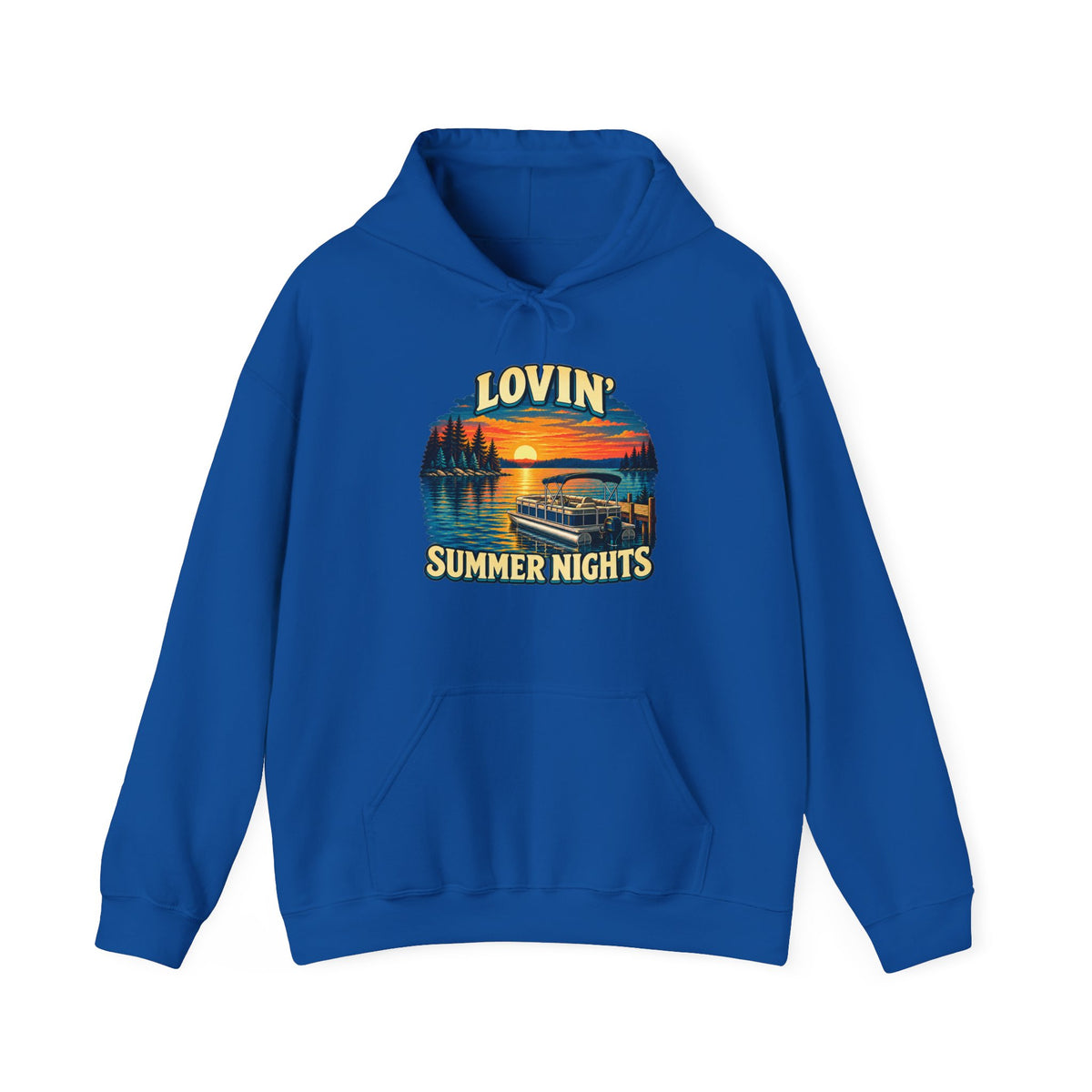 Lovin’ Summer Nights Pontoon – Gildan 18500 Hoodie | 004a-v2