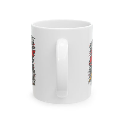 Ticket Money – Ceramic Mug, 11 oz | 008