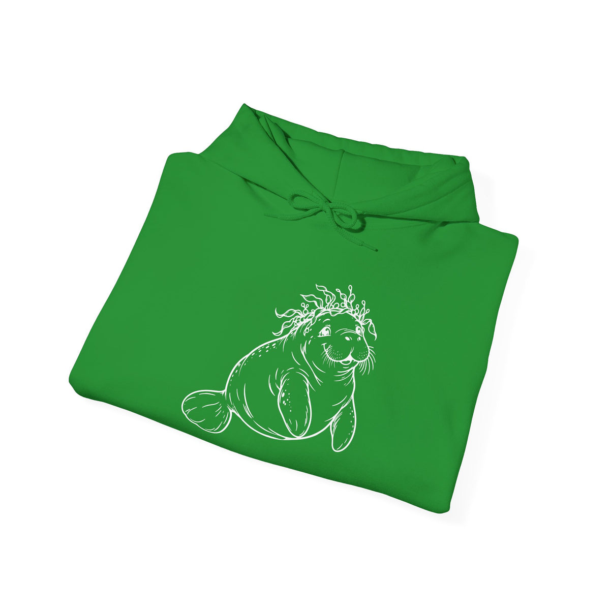 Kelp-crowned manatee Pullover Hoodie