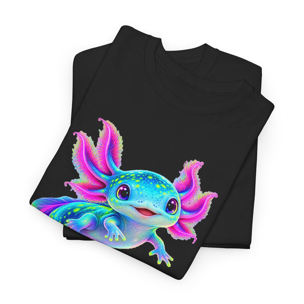 Electric Axolotl in Motion T-Shirt