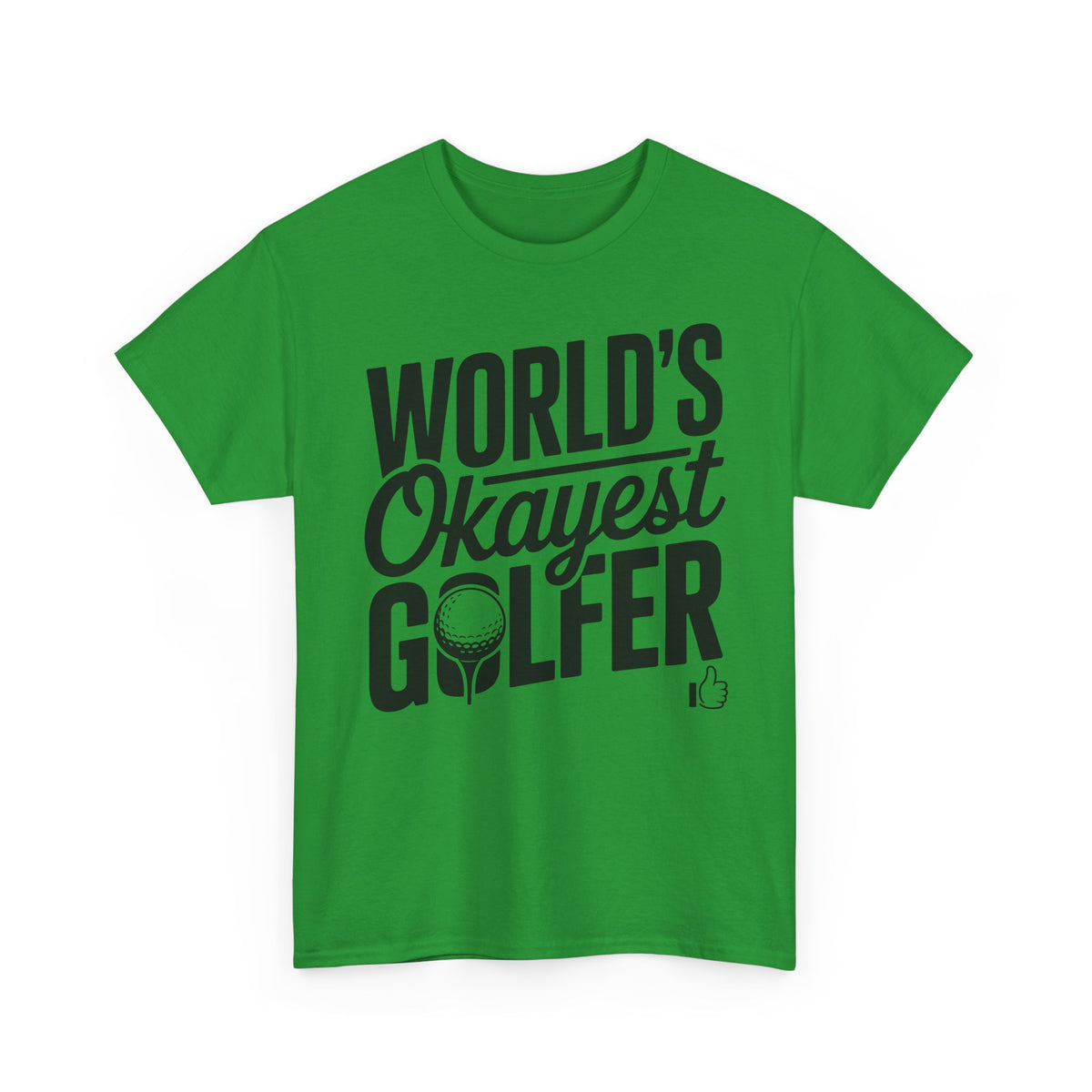 World’s Okayest Golfer T-Shirt | Funny Golf Gift Tee