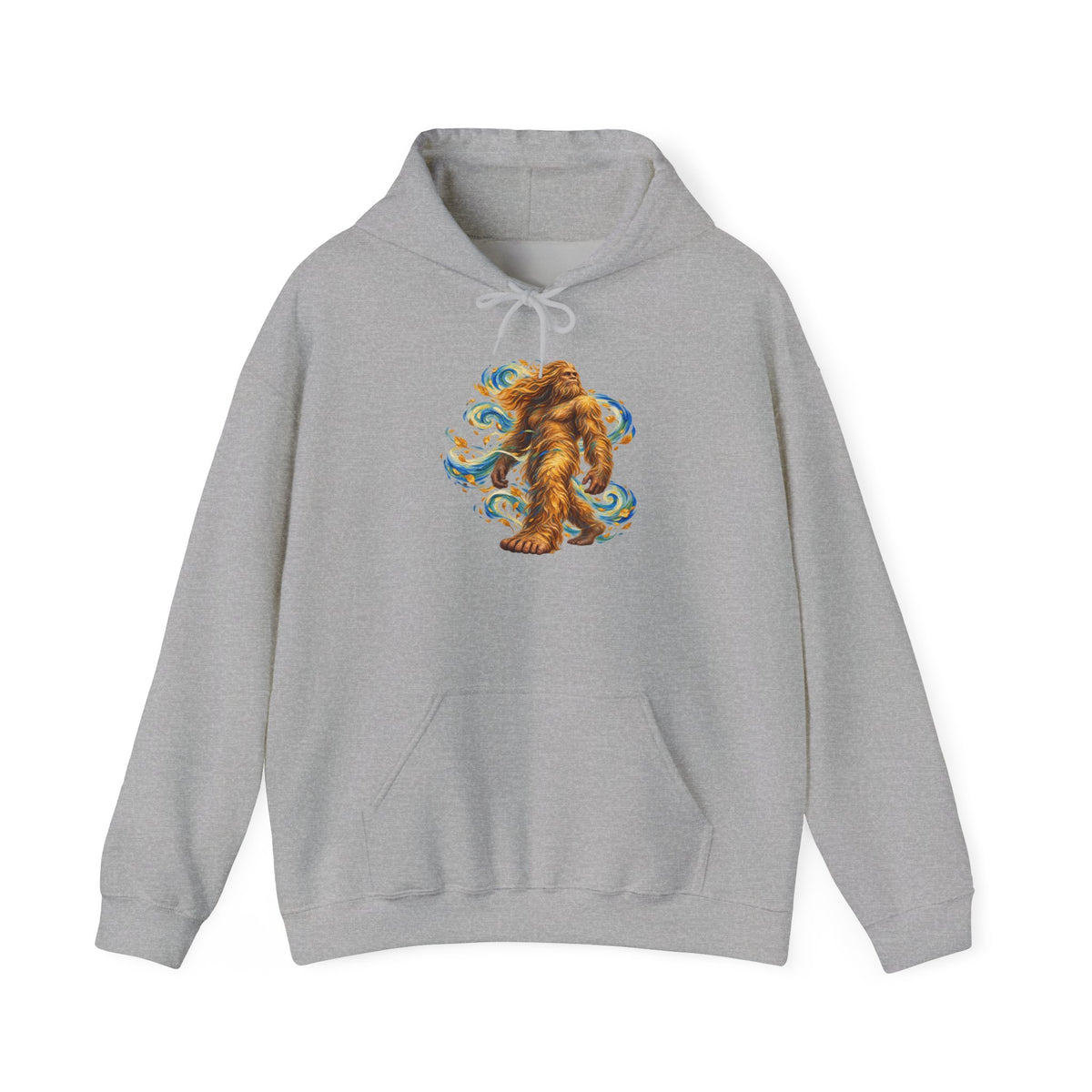 Golden Wind Sasquatch Portrait Pullover Hoodie