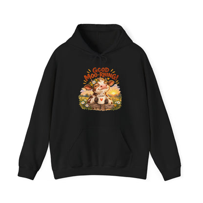 Good Moo-rning – Gildan 18500 Hoodie | 030