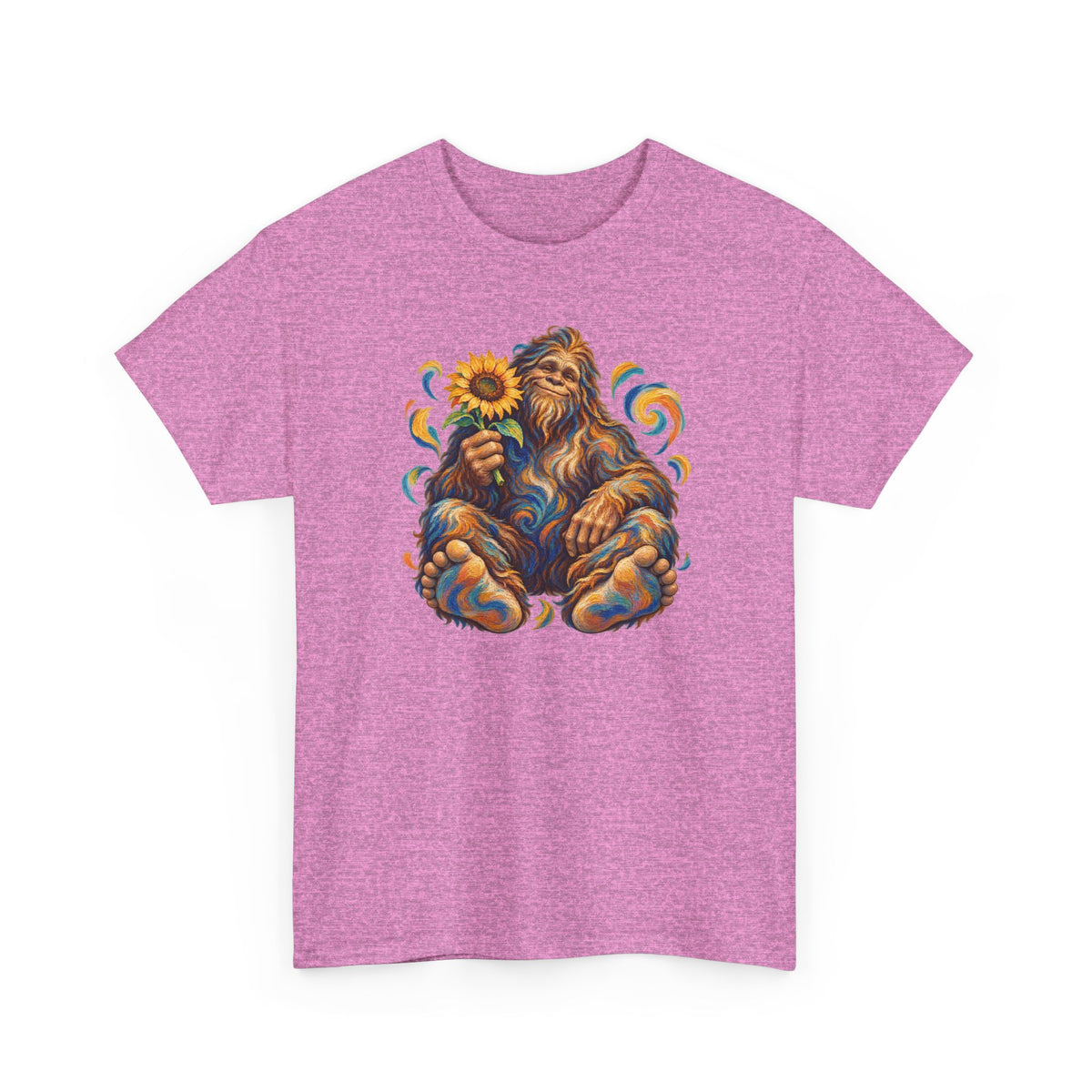 Sunflower Rest with a Shaggy Bigfoot T-Shirt