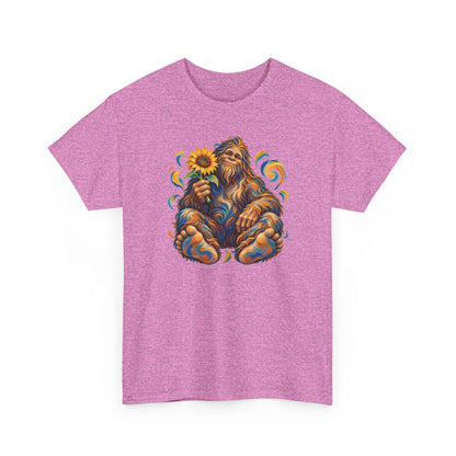 Sunflower Rest with a Shaggy Bigfoot T-Shirt