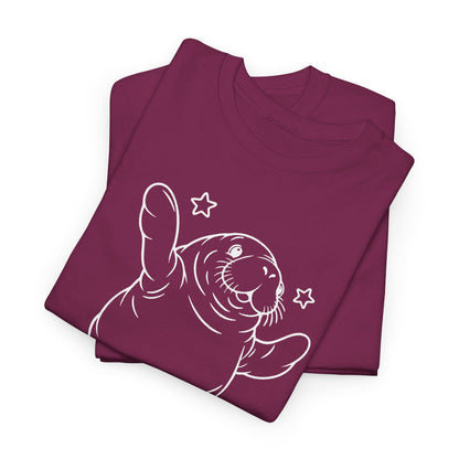 Chubby Mermaid Sea Cow Stretch Manatee T-Shirt