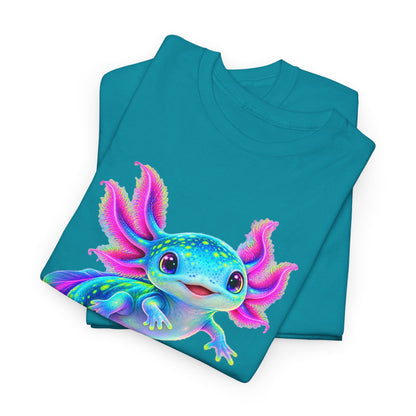Electric Axolotl in Motion T-Shirt