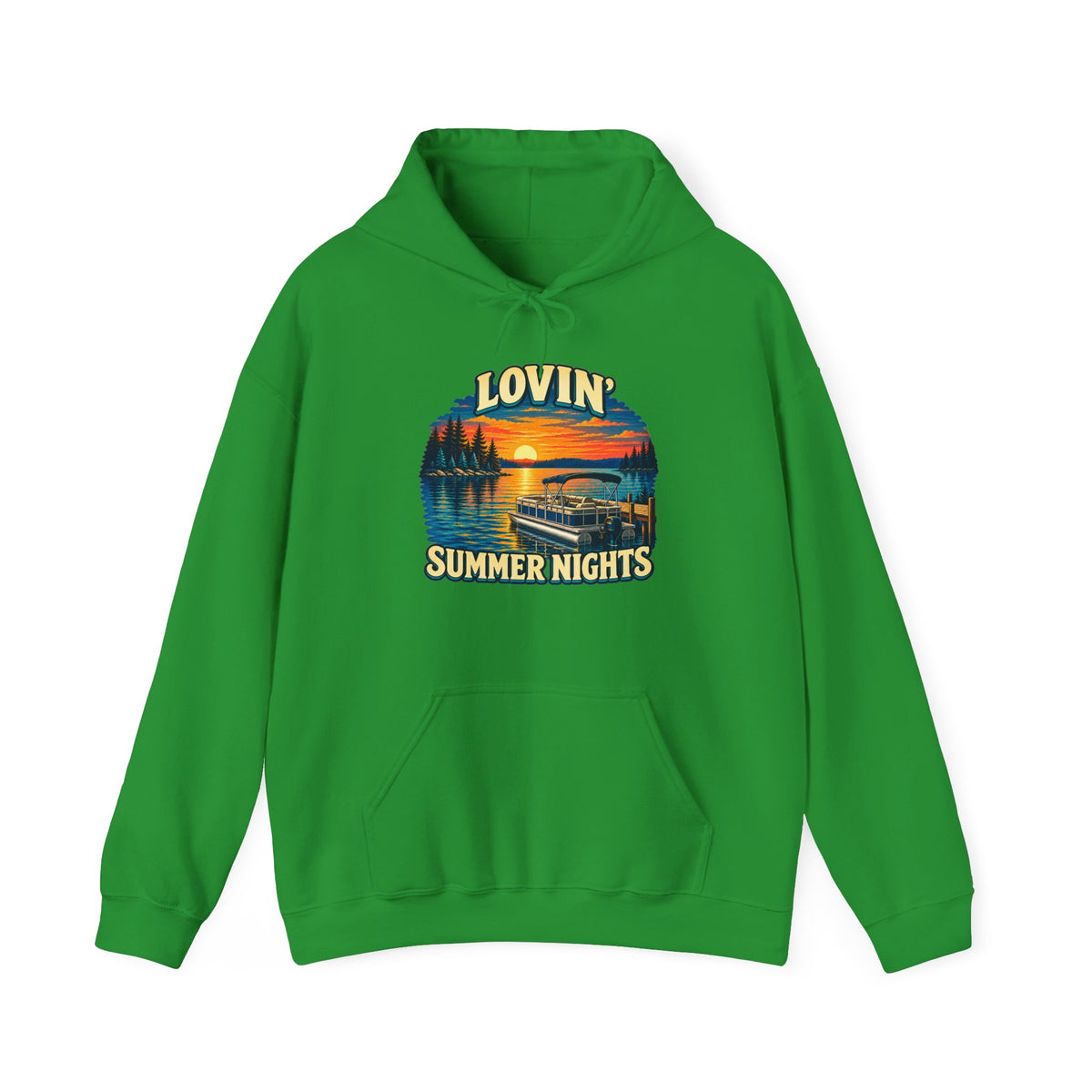 Lovin’ Summer Nights Pontoon – Gildan 18500 Hoodie | 004a-v2