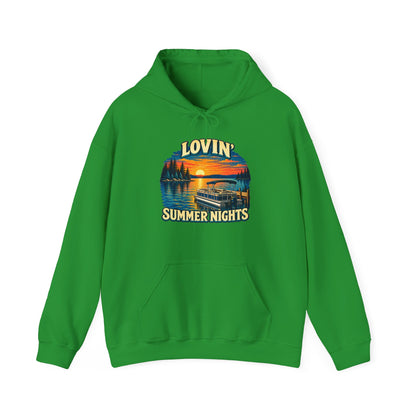Lovin’ Summer Nights Pontoon – Gildan 18500 Hoodie | 004a-v2