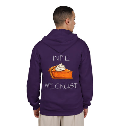 In Pie We Crust Zip-Up Hoodie | Thanksgiving Pumpkin Pie
