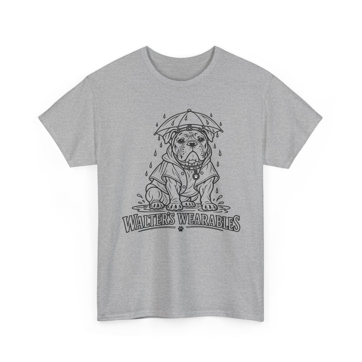 Walter Rain Day — One Color – Gildan 5000 T-Shirt | 201a-v2