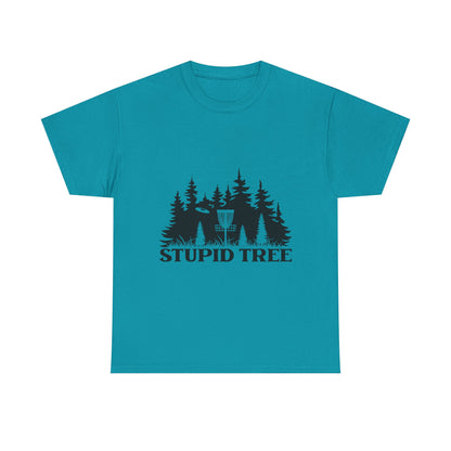 Stupid Tree Disc Golf T-Shirt | Funny Disc Golfer Tee