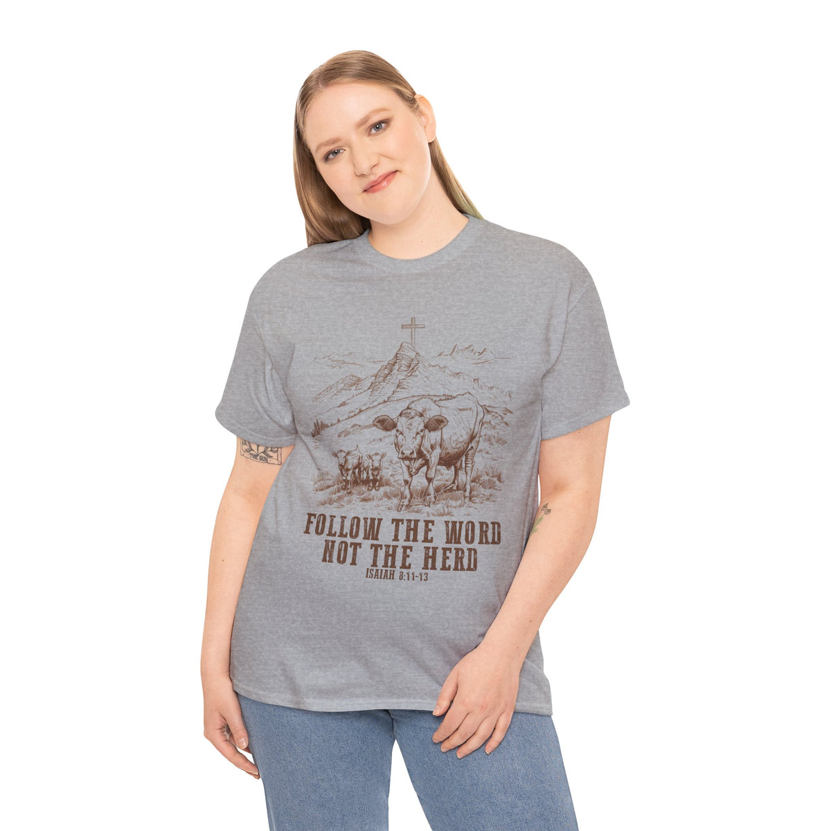 Follow the Word, Not the Herd T-Shirt | Christian Graphic Tee