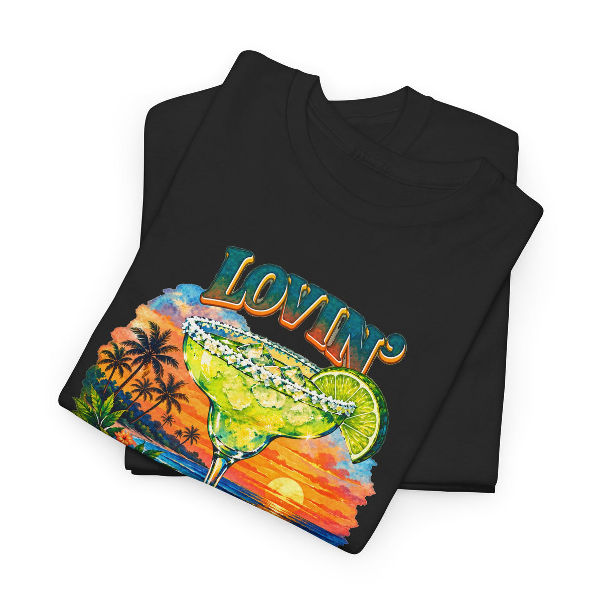 Lovin’ Summer Nights Margarita – Gildan 5000 T-Shirt | 001a-v2