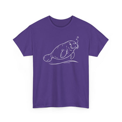 Chubby Mermaid Slow Tide Manatee T-Shirt