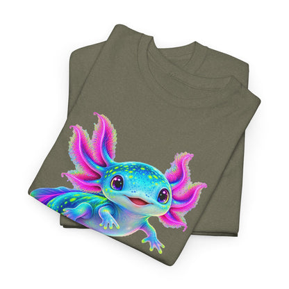 Electric Axolotl in Motion T-Shirt