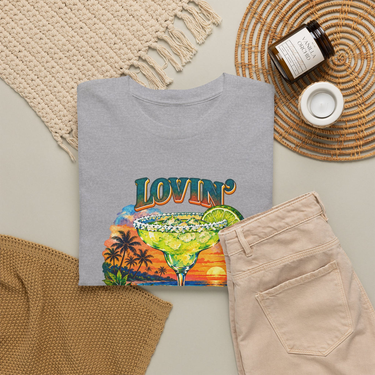 Lovin’ Summer Nights Margarita – Gildan 5000 T-Shirt | 001a-v2
