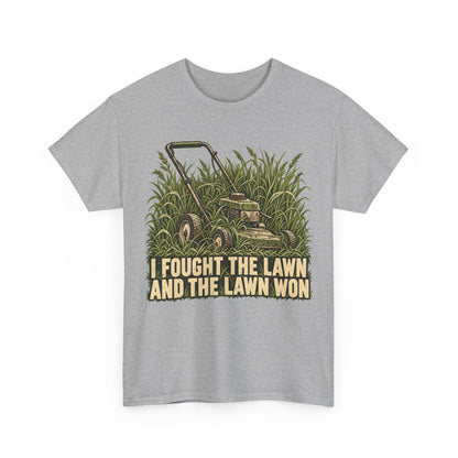 I Fought the Lawn — Color – Gildan 5000 T-Shirt | 203-v2
