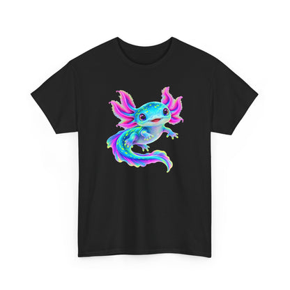 Electric Axolotl in Motion T-Shirt