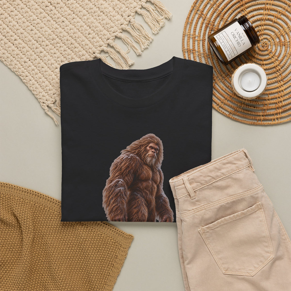 Frost-Touched Alpine Sasquatch T-Shirt